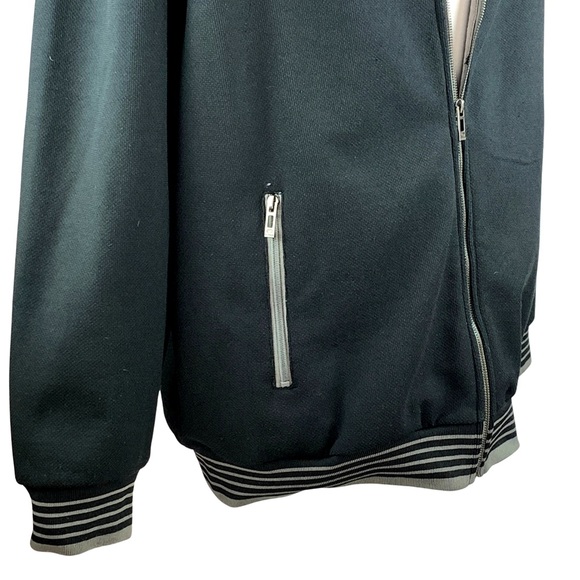 Ecko Unltd Echo Unlimited Black Zip Up Bomber Jacket size 3X - Picture 8 of 16